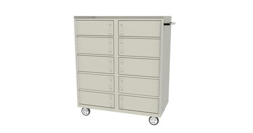 Model US209VT Inner Vault Truck with 10 Lockers - Main Image