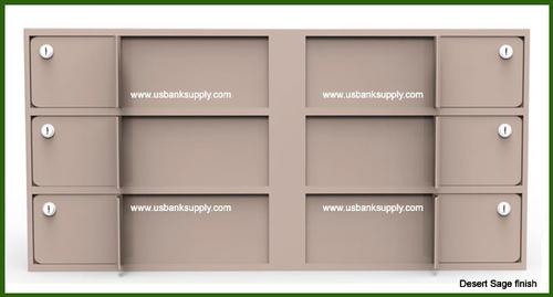 Double-Width Vault Interior Unit with 6 Teller Lockers - Main Image