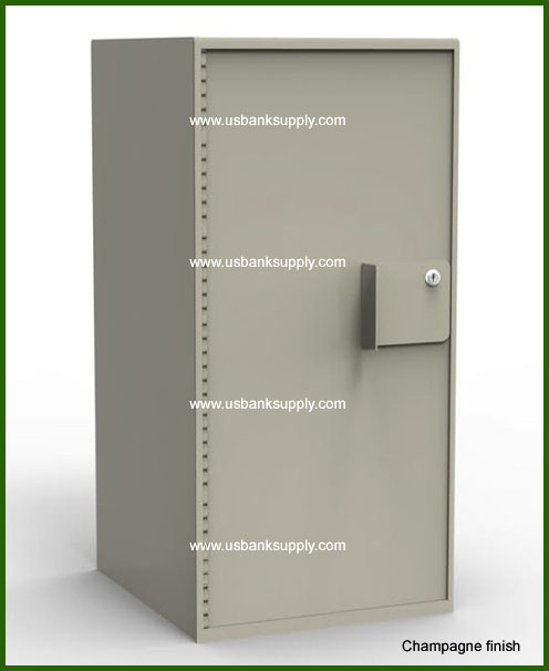 Single-Width Vault Interior Unit with 1 Tall Storage Cabinet - Main Image