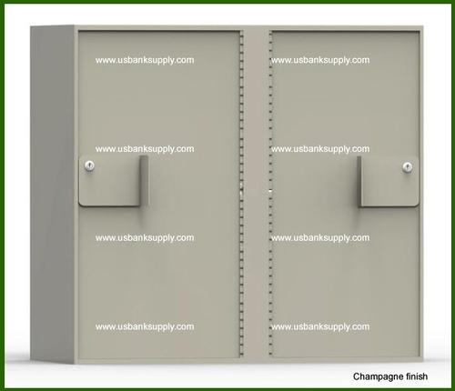 Double-Width Interior Vault Unit with 2 Tall Storage Cabinets - Main Image