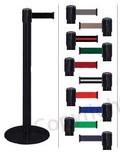 Crowd Control Posts | QueuePole Black Satin Finish