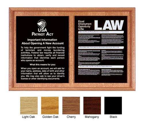 Wood Wall Frame for Two 11