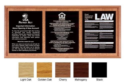 Wood Wall Frame for Three 11