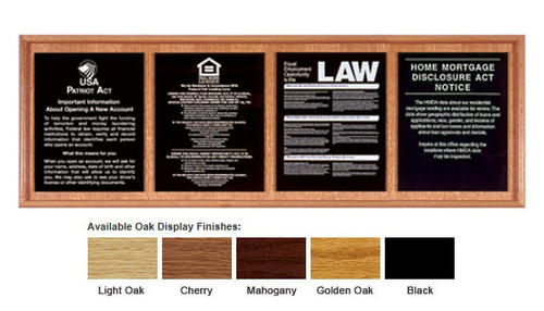 Wood Wall Frame for Four (in line) 11