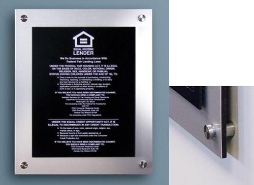 Aluminum Stand-Off Wall Frames for One 11