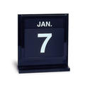 One-sided countertop perpetual calendar 