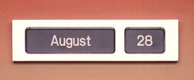Wall-Mounted Modular Calendar - Main Image