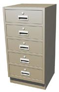 Standing Height Pedestal System with 5 Drawers  - Main Image