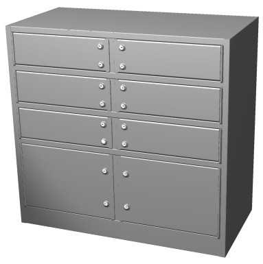 Double Width Vault Interior Cash Lockers, 8-14 Openings - Main Image