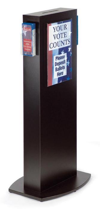 Drop Box Kiosk With Top Drop Slot - Main Image