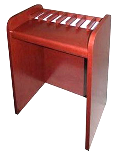 One-Sided Check Desk with Seven Compartments - Main Image