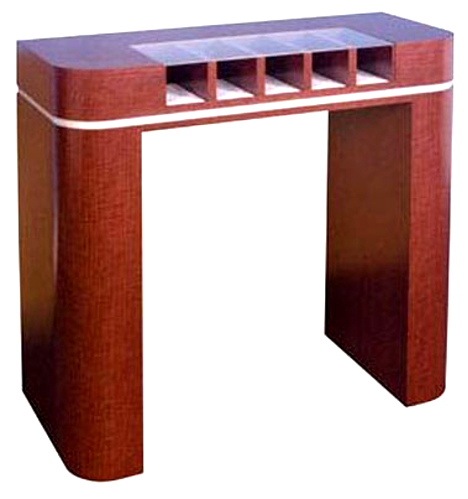 One-Sided Check Desk with 5 Compartments - Main Image