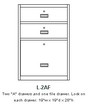 Sitting-Height Bank Cabinet L-2AF
