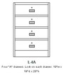 Sitting-Height Teller Pedestal L-4A