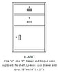 Sitting-Height Teller Pedestal L-ABC 