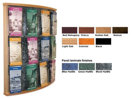 Convex Wall Display With Dispensers for 12 4