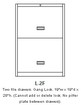 Sitting-Height Teller Pedestal L-2F