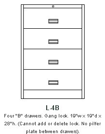 Sitting-Height Teller Pedestal L-4B