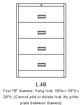 Sitting-Height Teller Pedestal L-4B