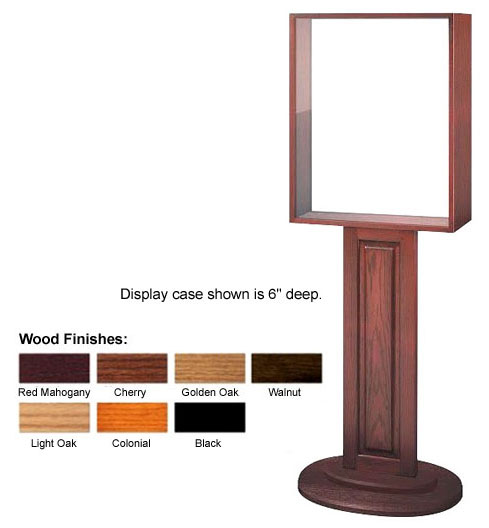 Free-Standing Display Case, Selection of Thicknesses - Main Image