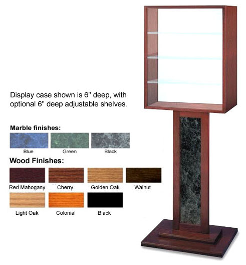 Free-Standing Display Case, Selection of Thicknesses - Main Image