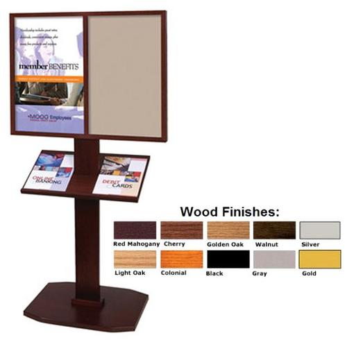 One-Sided, Floor-Standing Display for 22