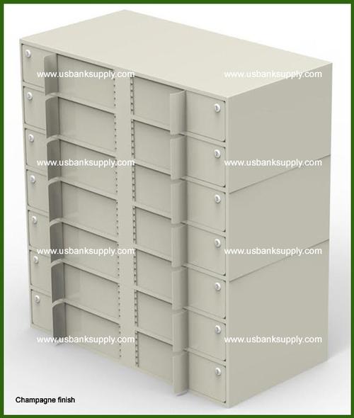 Double-Width Vault Interior Unit with 14 Teller Lockers - Main Image