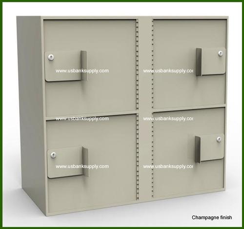 Double-Width Vault Interior Unit with 4 Coin Cabinets - Main Image
