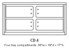 Cash Tray Cabinet, Version CD-4