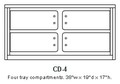 Cash Tray Cabinet CD-4