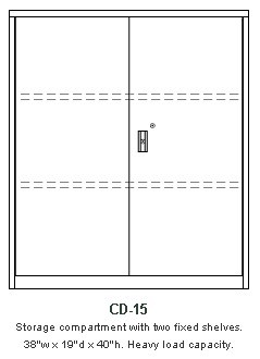 Storage Cabinet, Version CD-15