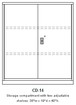 Storage Cabinet CD-14