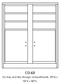 Inner Vault Modular Storage Cabinet, Version CO-6D
