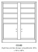 Inner Vault Modular Storage Cabinet CO-8D
