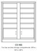 Inner Vault Modular Storage Cabinet CO-10D