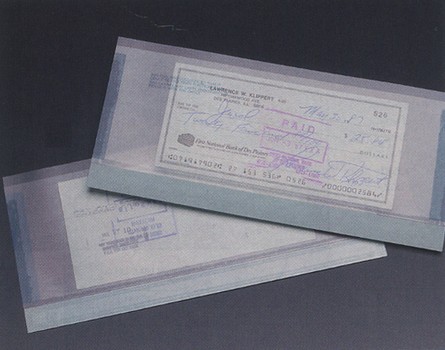 Clear Vinyl Top and Bottom Sheet Document Carriers # USC20