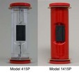 Model 415P clear body and Model 1415P solid body pneumatic carriers