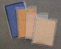 Clear vinyl passbook jackets
