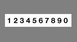 Heavy-Duty 10-Band Numberer With Custom imprint above and below number #US55510P