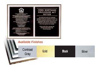Aluminum Frame for Two 11 x 14 Mandatory Signs - Main Image