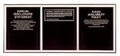 Aluminum Frame for Three 11 x 14 Mandatory Signs