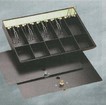 IBM replacement cash tray with security-lock steel cover (keyed differently)
