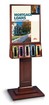 solid oak 1-sided poster holder for a 22