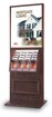 2-sided floor frame with 32 literature pockets and space for two 22