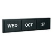 Single-Faced, Black Frame Perpetual Calendar for Wall Mounting 283703104