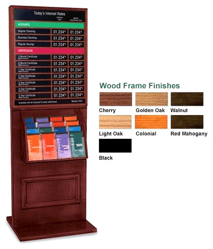 Floor Display for One- or Two-Sided 22