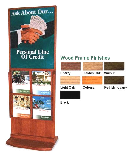 Floor Display for One- or Two-Sided 22