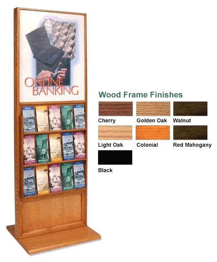Floor Display, Two-Sided, Holds up to Four 22