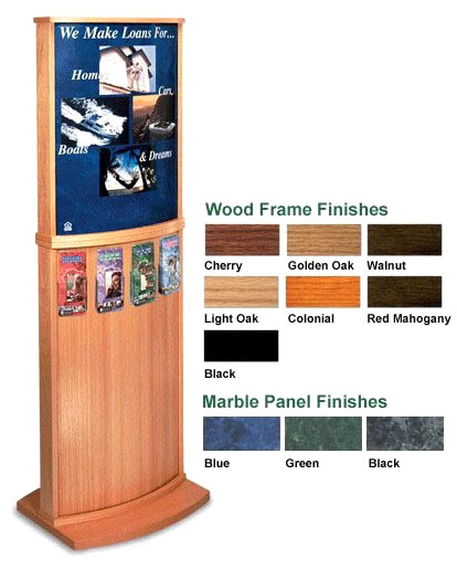Two-Sided Convex Floor Display for 22
