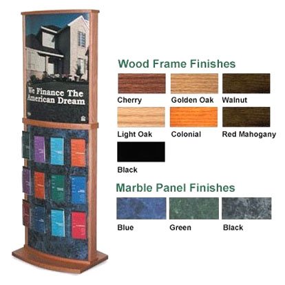 Convex Two-Sided Floor Display for 22